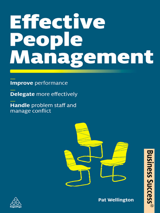 Title details for Effective People Management by Pat Wellington - Wait list